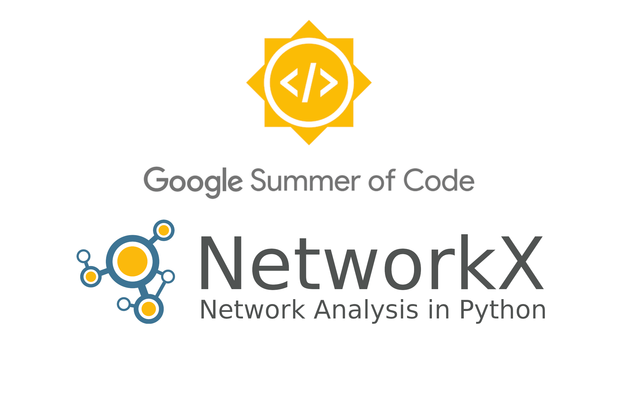Google Summer of Code Logo with NetworkX logo